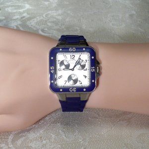 Ladies/Unisex Invicta Angel1289  Watch w/Royal/Navy Silicone Band, New Battery